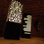 Lampade realizzate con laser cutter