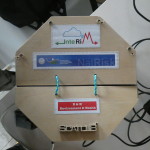 Il nodo con la scheda per la rilevazione dei parametri biometrici (foto AV)