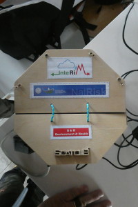 Il nodo con la scheda per la rilevazione dei parametri biometrici (foto AV)